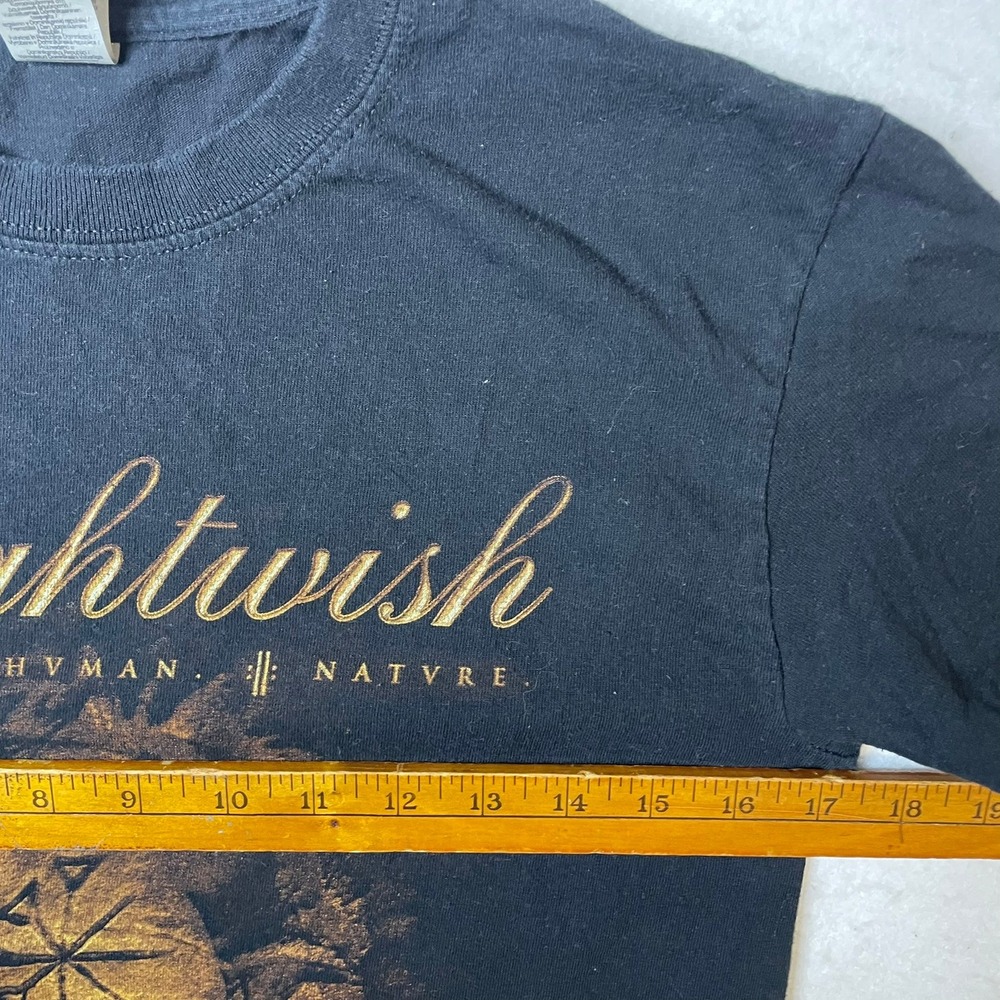 Nightwish Human‎ Nature North American Tour 2022 T Shirt Size Small Black Gildan - Picture 5 of 6